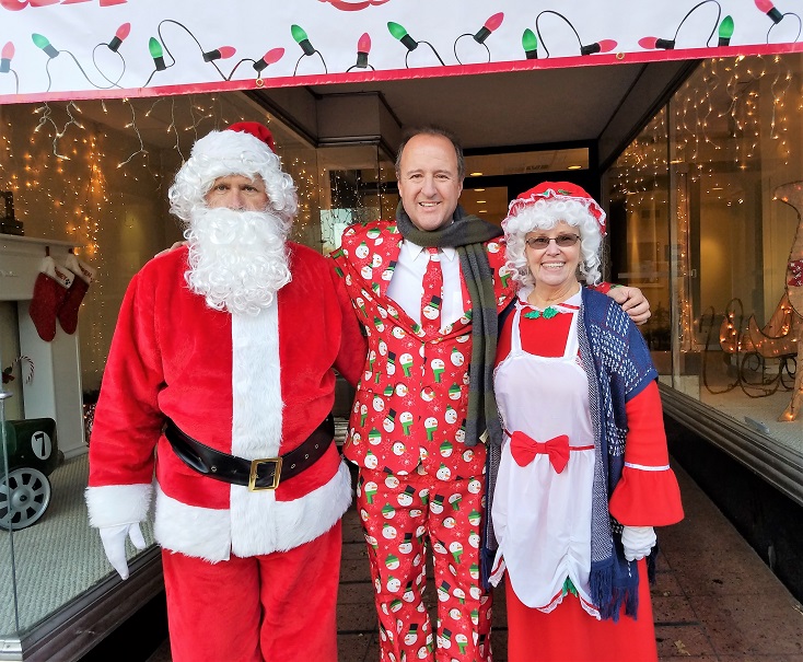 Be on the look out for Santa and Mrs. Claus in their workshop in downtown Waynesboro.