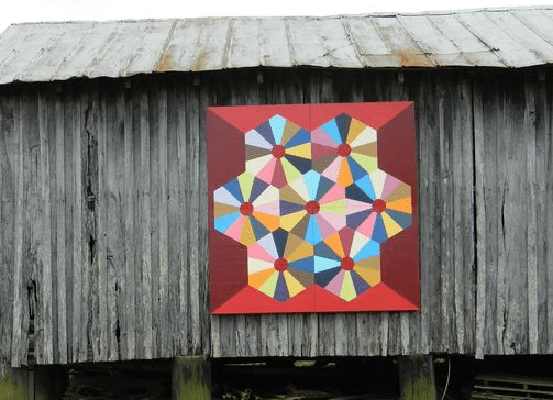 Celebrates History, Art & Scenic Beauty with Stitches in Time: A Barn Quilt Trail
