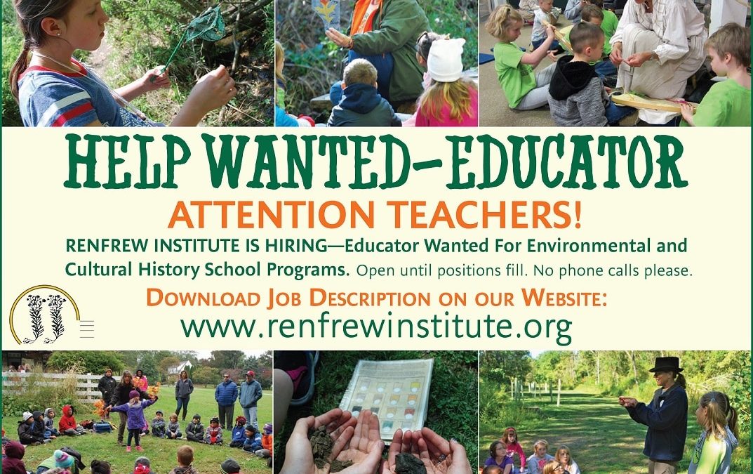 Renfrew Institute in Waynesboro Seeks Educators