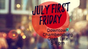 Downtown Chambersburg Offers First Friday on July 3