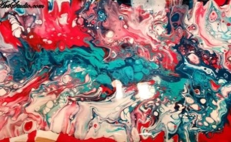 Acrylic Fluid Pouring at Joyful Arts Studios