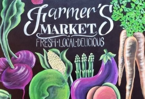 Farmer’s Market on Canvas at Joyful Arts Studio