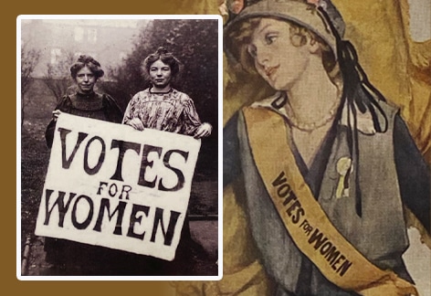 Franklin County Historical Society Suffrage Exhibit