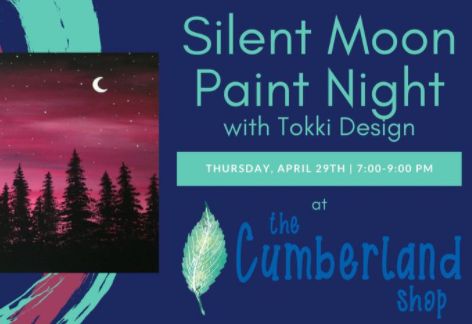 Silent Moon Paint Night The Cumberland Shop