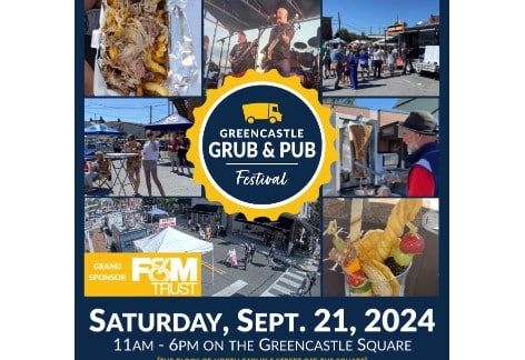 2nd Annual GREENCASTLE GRUB & PUB FESTIVAL, Downtown Greencastle