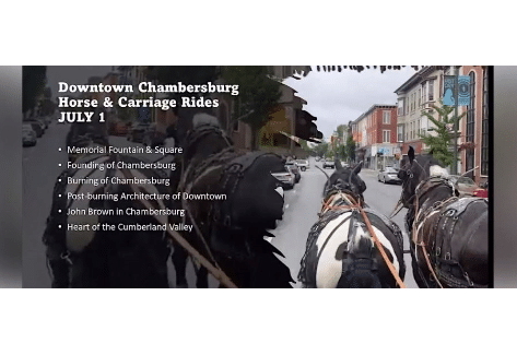 Downtown Chambersburg Horse & Wagon Rides