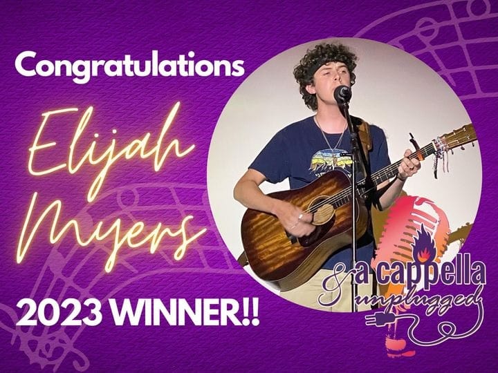 2023 A Cappella & Unplugged Champion: Elijah Myers