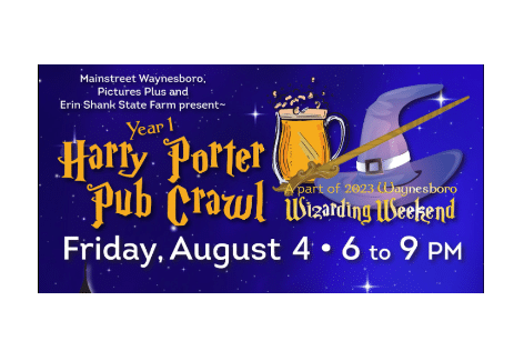 Harry Porter Pub Crawl Main Street Park Waynesboro