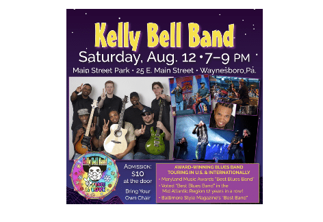 Kelly Bell Band, Mainstreet Park in Waynesboro