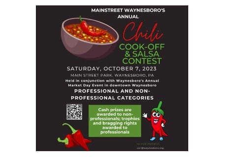 Mainstreet Waynesboro’s Annual Chili Cook-Off & Salsa Contest