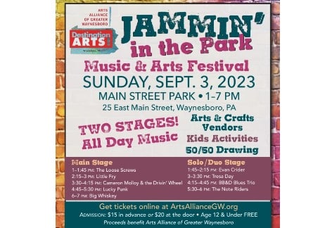 Jammin’ In The Park, Main Street Park -Waynesboro