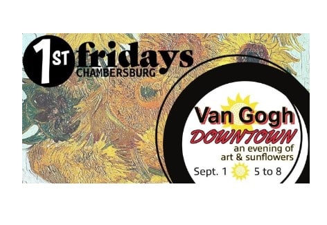 1st Friday: Van Gogh in Downtown Chambersburg, Pennsylvania