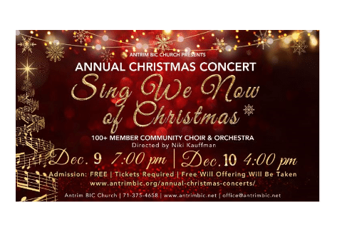 Annual Christmas Concert | Antrim Brethren in Christ, Chambersburg