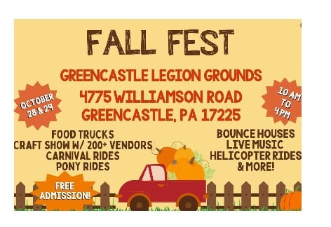 2023 Fall Fest | Greencastle Legion Grounds, Williamson PA