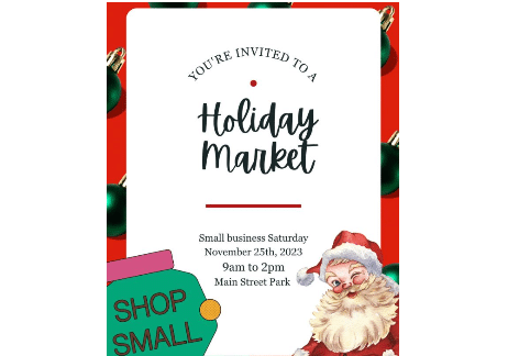 Small Business Saturday Holiday Market, Mainstreet Park | Waynesboro