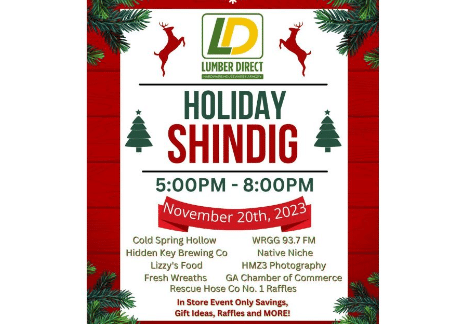 Holiday Shindig | Lumber Direct, Greencastle