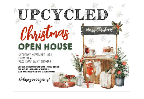 Upcycled Christmas Open House, St Thomas