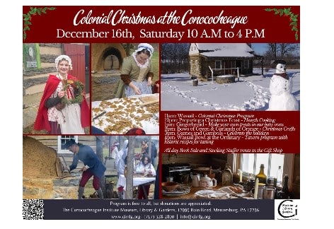 Colonial Christmas at the Conococheague