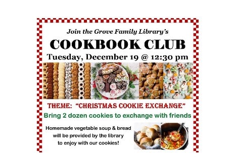 Cookbook Club | Christmas Cookie Exchange, Grove Family Library