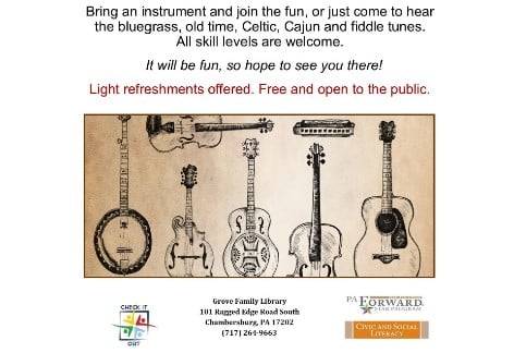 Pickin’ Party at the Library | Grove Family Library