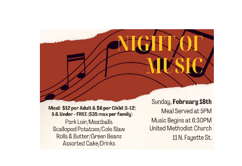 Night of Music | United Methodist Church, Mercersburg