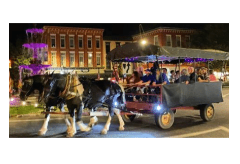 Icefest Carriage Ride with Benchfield Farms | Downtown Chambersburg