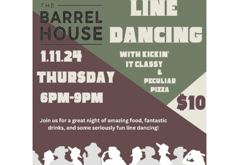 Line Dancing with Kickin’ It Classy, The Barrel House