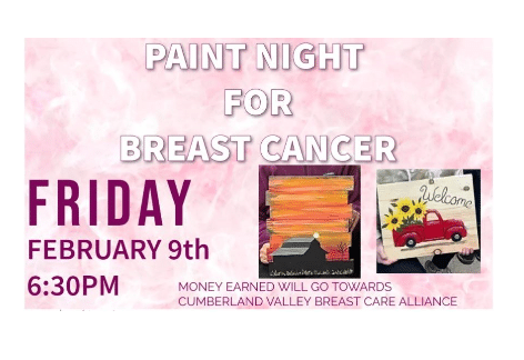 Paint Night for Breast Cancer, Fort Loudon Community Center