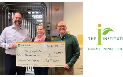 M&T Charitable Foundation donates $15K to The Institute