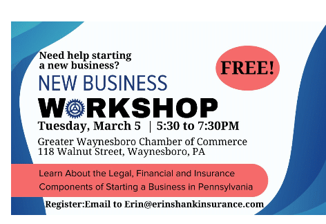 New Business Workshop | Greater Waynesboro Chamber of Commerce