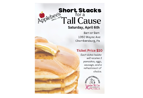 Short Stack for a Tall Cause | Applebees, Chambersburg