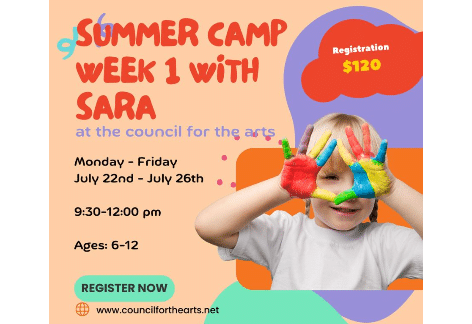 Summer Art Camp #1 with Sara | Council For The Arts, Chambersburg