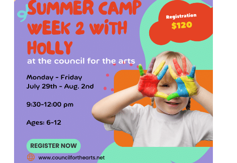 Week 2 Summer Art Camp with Holly Baker | Council For The Arts, Chambersburg