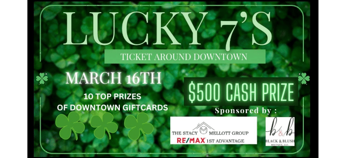 Lucky 7’s: Ticket Around Downtown Chambersburg