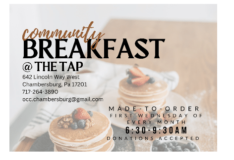Community Breakfast at the TAP | Chambersburg