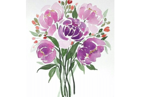 Spring Watercolor Florals | Grayce Gardens, Chambersburg