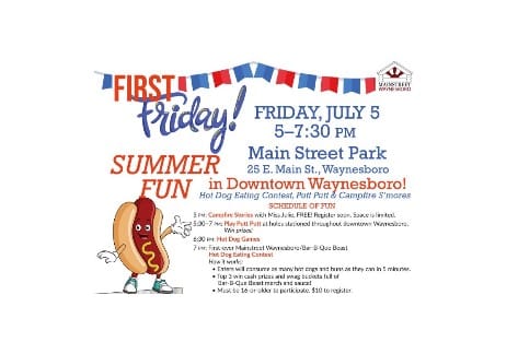 First Friday Hot Dog Eating Competition & Putting Around Town | Mainstreet Waynesboro