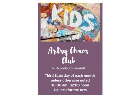 Artsy Chaos Club with Barbara Randalll | Council For The Arts, Chambersburg