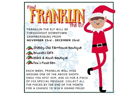 Downtown Chambersburg Elf on the Shelf | Downtown Chambersburg