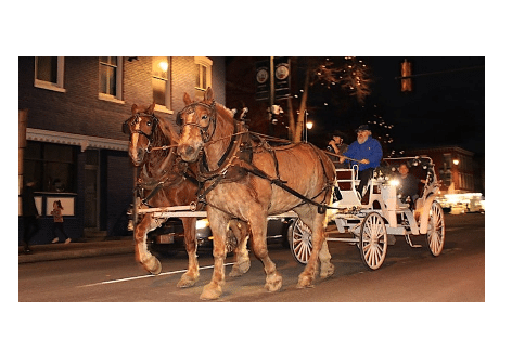 Horse & Wagon and Carriage Rides Return to IceFest 2025 in Downtown Chambersburg