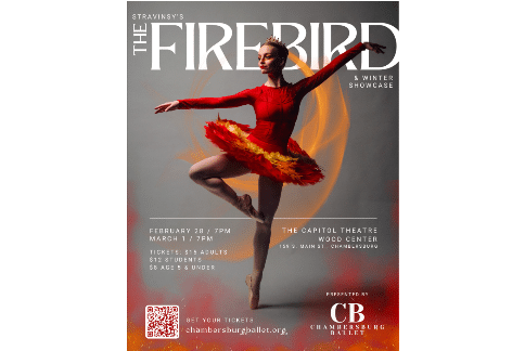 Chambersburg Ballet Winter Showcase: Firebird | Capitol Theatre’s Wood Center, Chambersburg