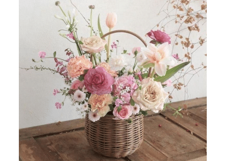 Spring Floral Basket | Grayce Gardens, Chambersburg