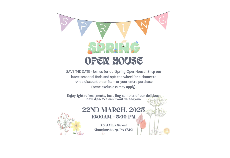 Spring Open House | Willow & Birch, Chambersburg
