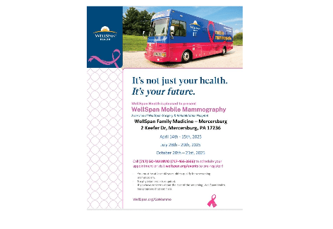 WellSpan Mobile Mammography | WellSpan Family Medicine, Mercersburg