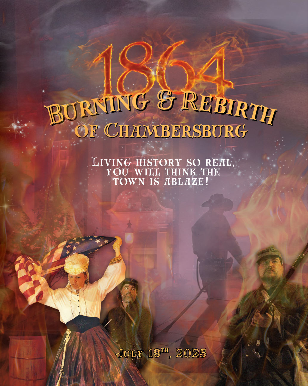 Publication Cover - 1864 Burning & Rebirth of Chambersburg - 2025 Edition