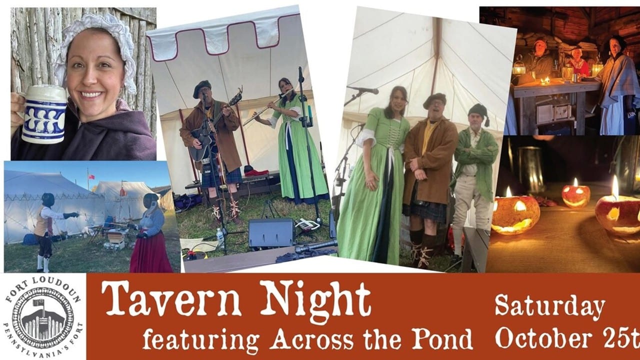 Lit by fires inside the fort wall, Tavern Night is a special way to enjoy Fort Loudoun.