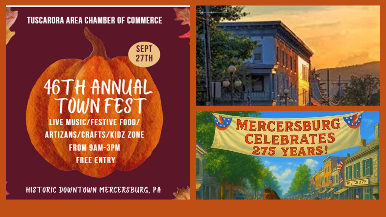 Mercersburg celebrates Townfest on the last Saturday of September.