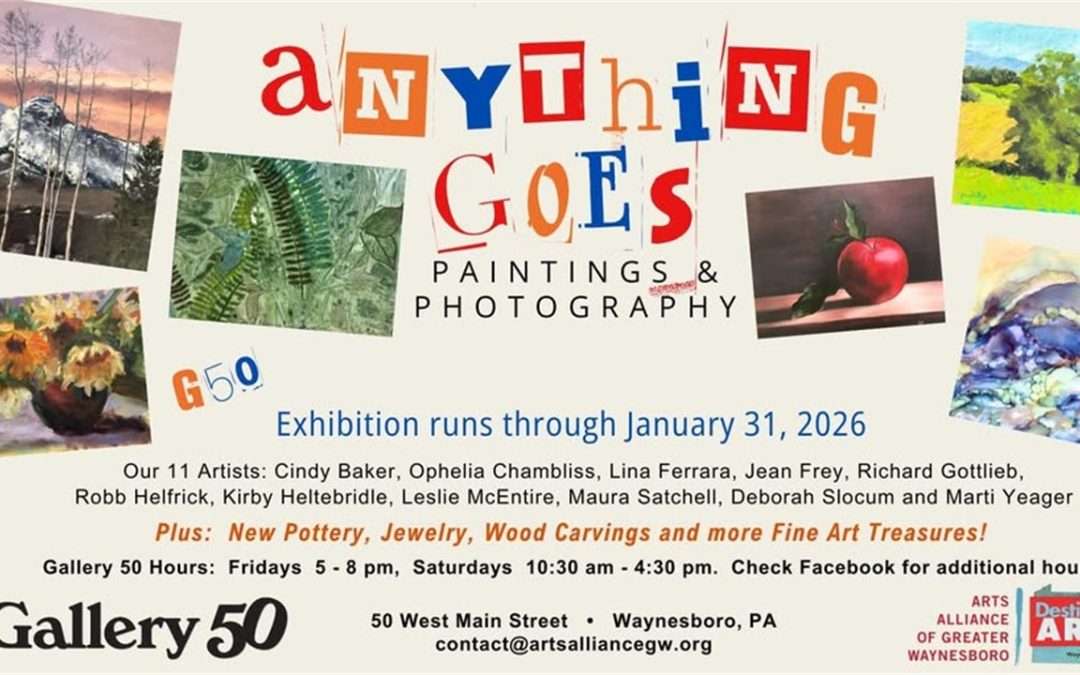 Gallery 50 Presents Anything Goes – Paintings & Photography