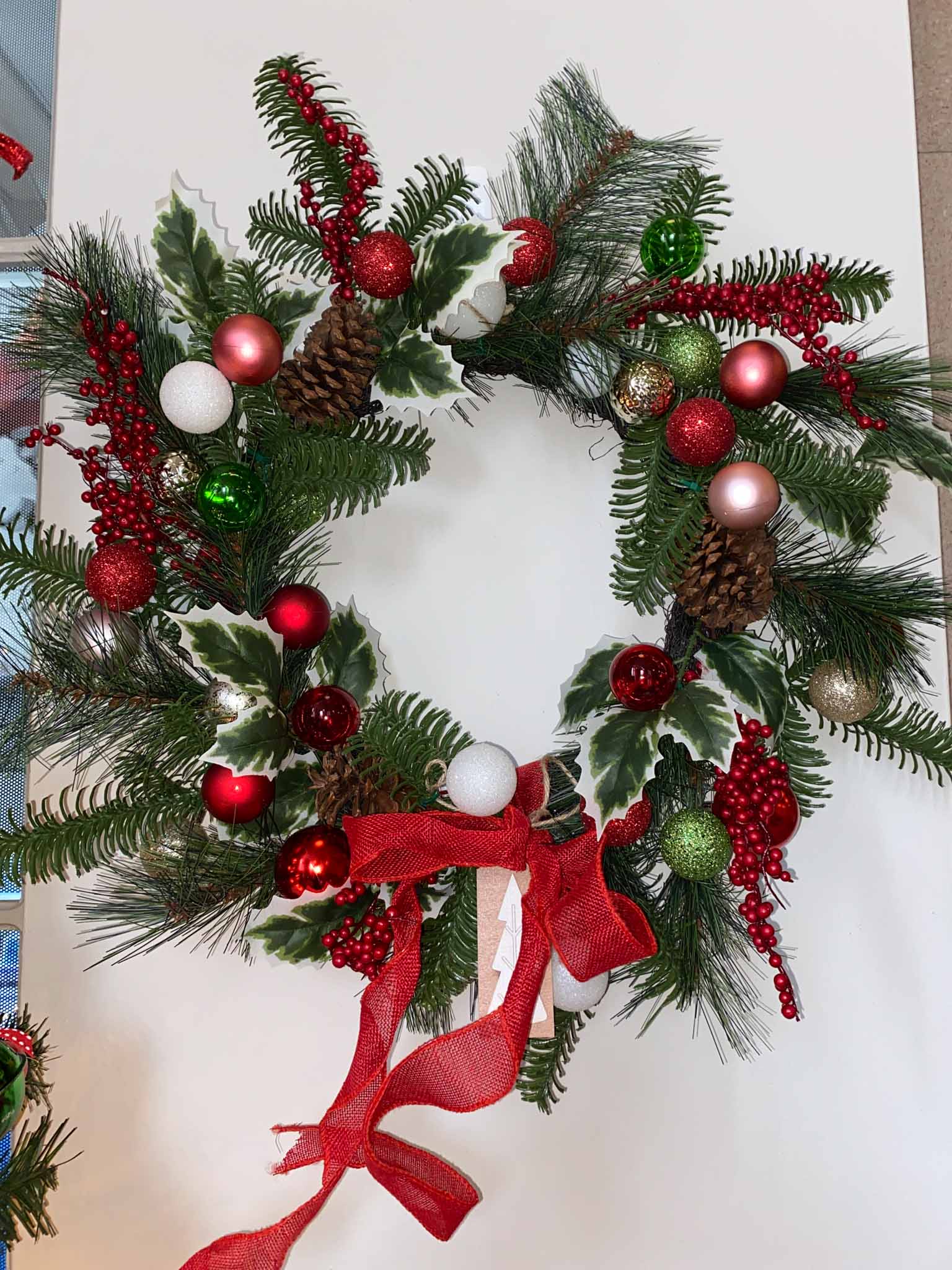 Wreath (1) Wreath A - Council for Wellness Wreath at Festival of Trees