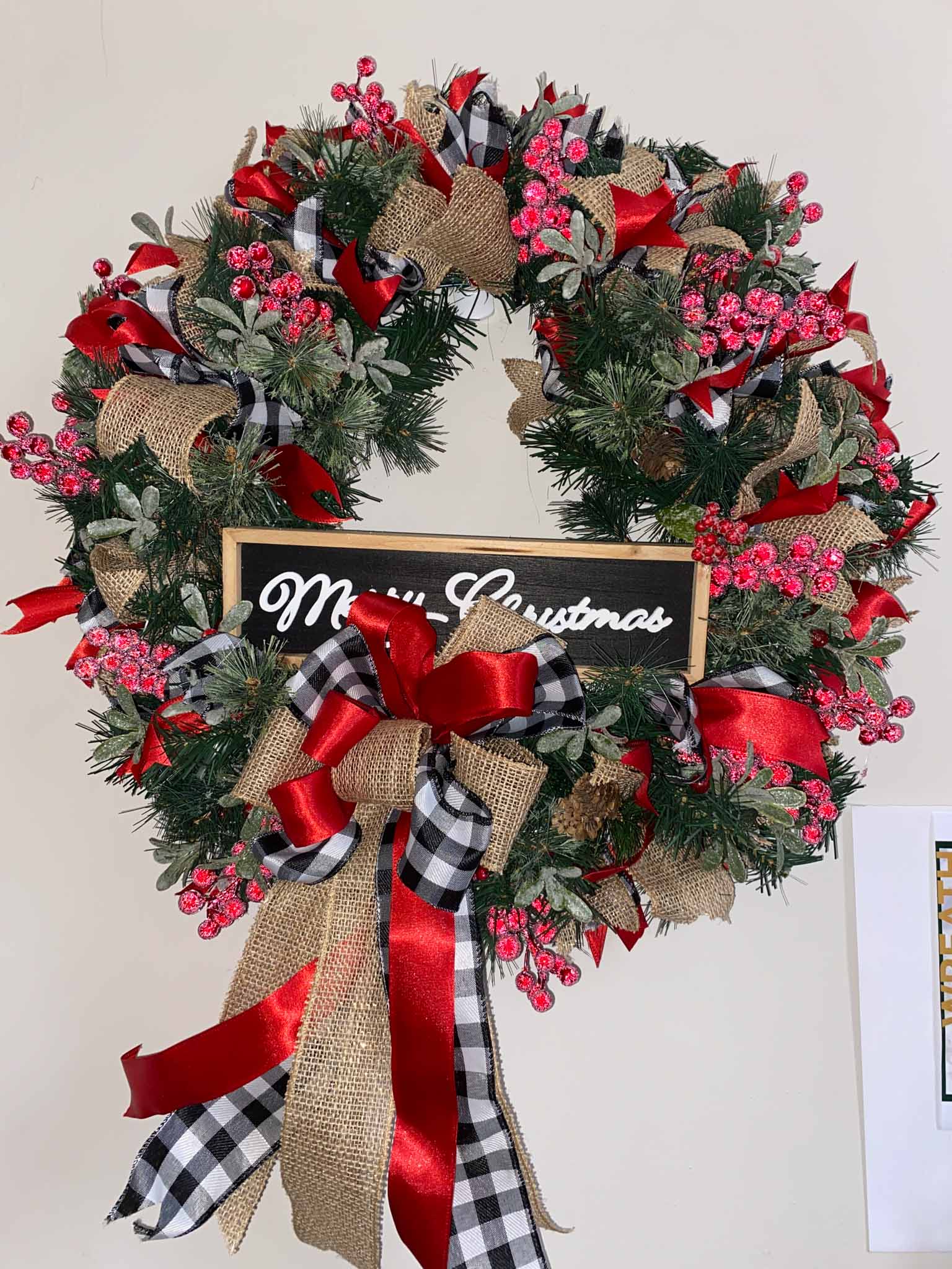 Wreath (2) Wreath B - Franklin County Dairy Promotion Wreath at Festival of Trees